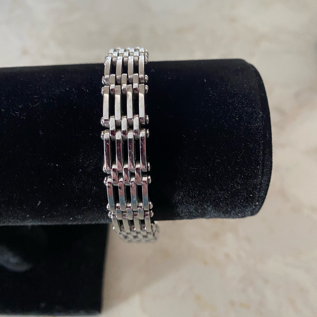 Mens Stainless Steel Link Bracelet